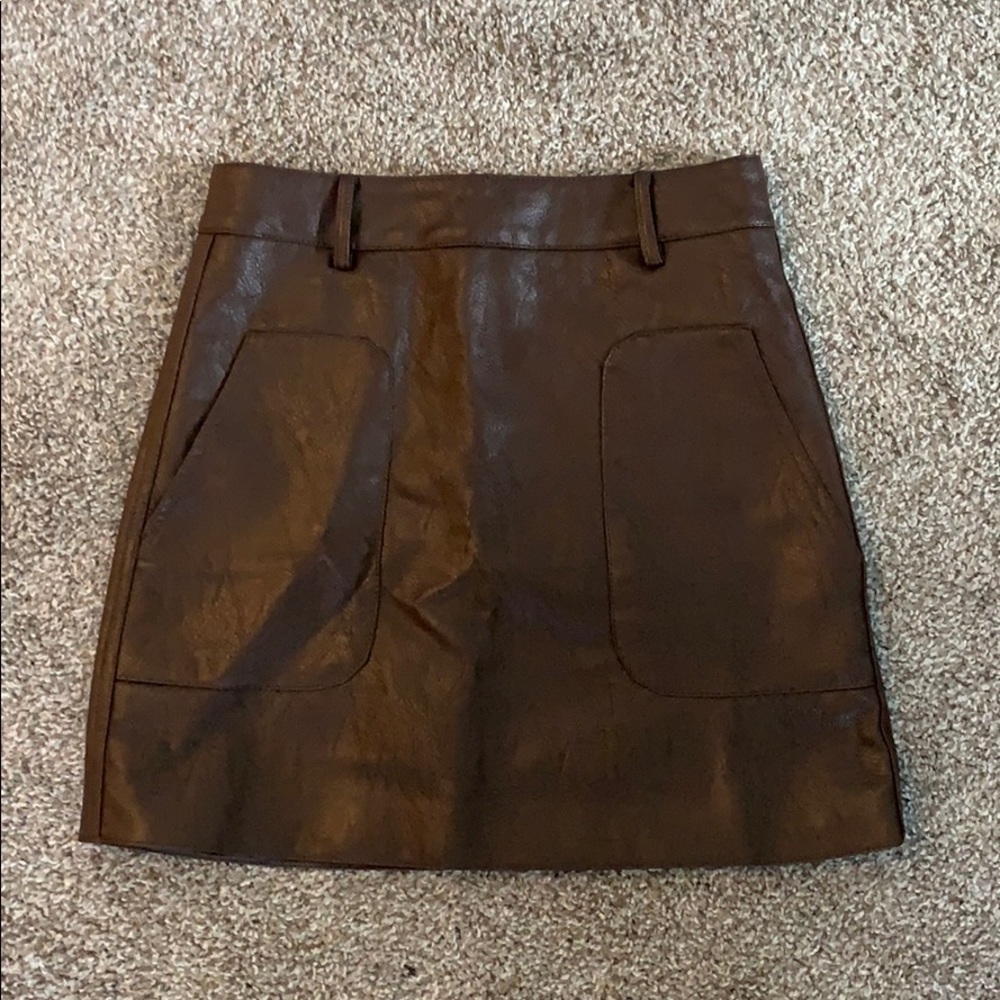 RAGA Leather Skirt